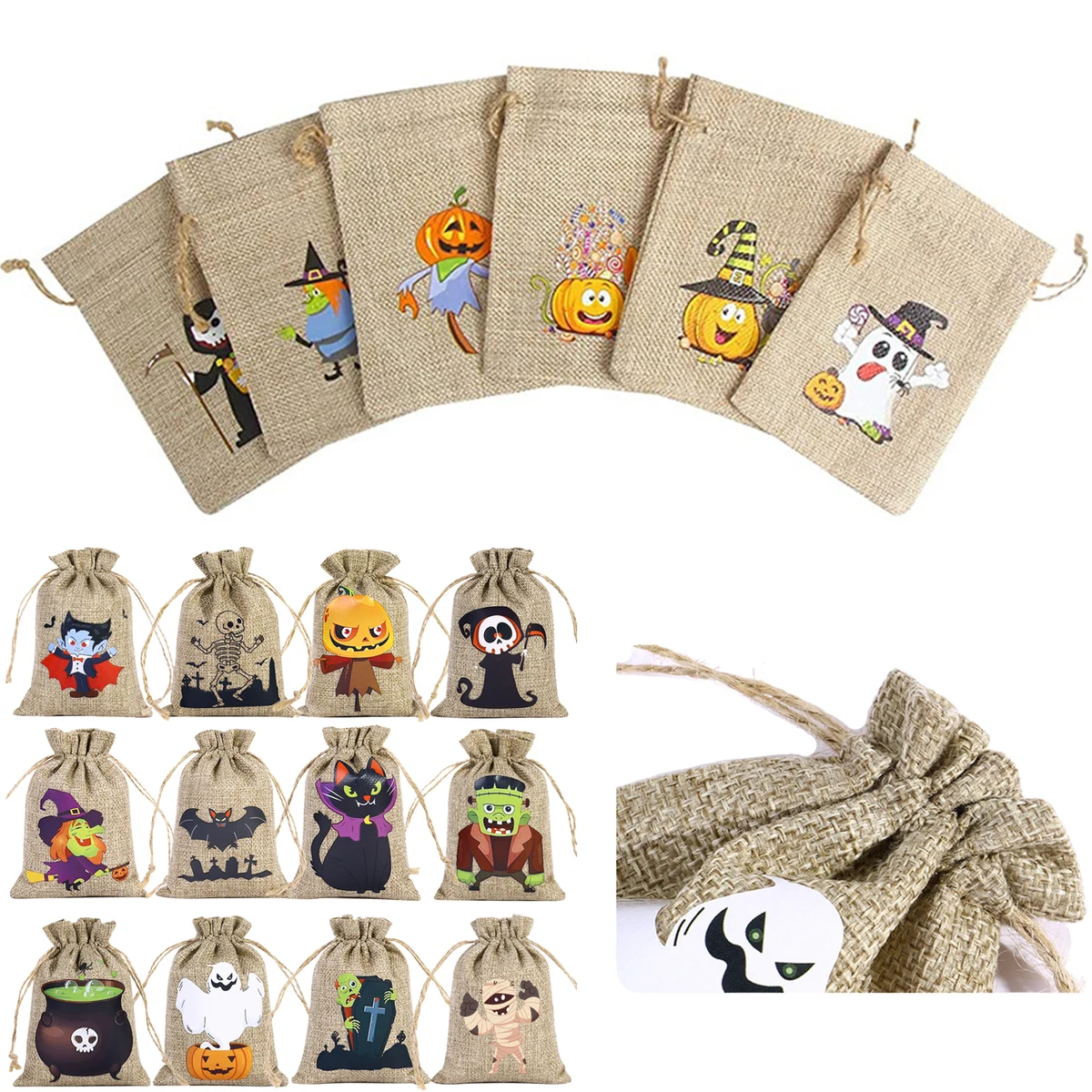 Linen Drawstring Pouch for Jewelry Gifting 1