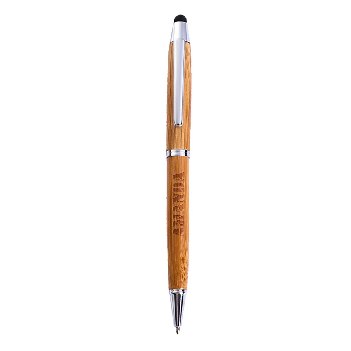 Bamboo Stylus Ballpoint Pen 1