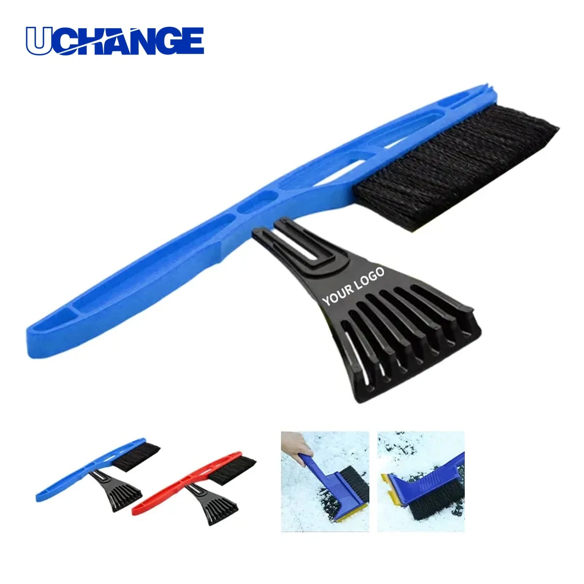 Plastic Snow Scraper Tool for Windshields and Windows 1