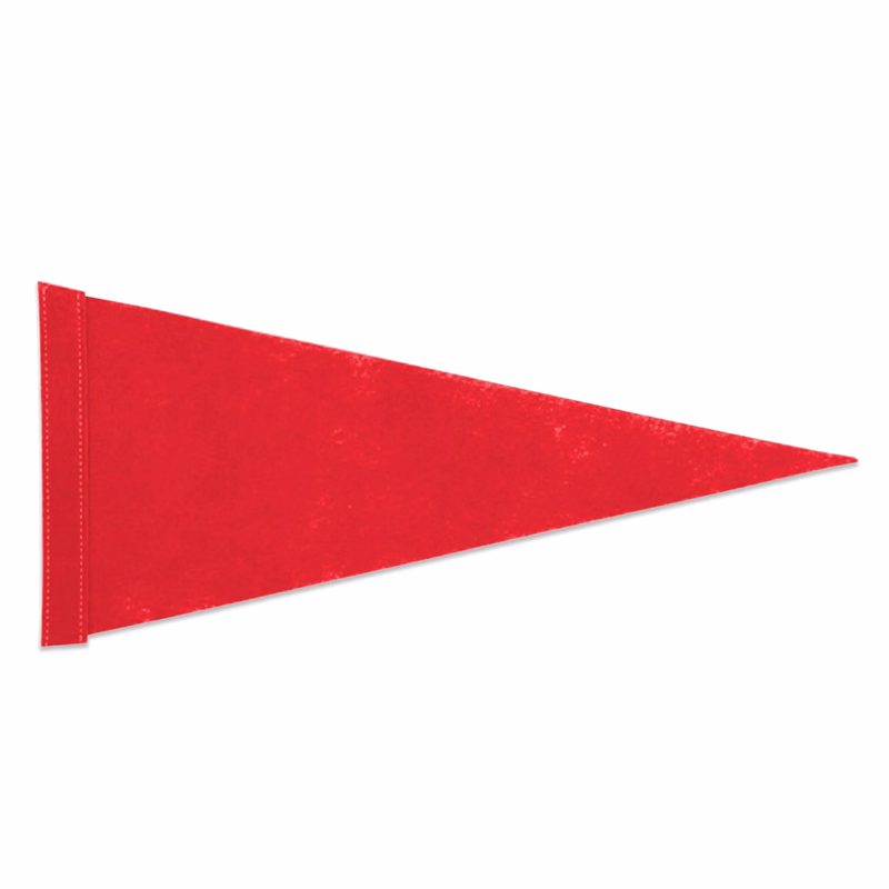 12"x30" Solid Felt Pennant