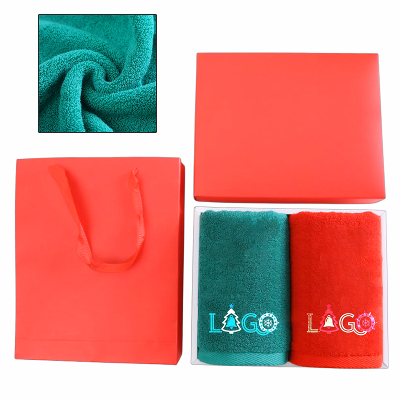 Christmas Two Piece Towel Gift Set