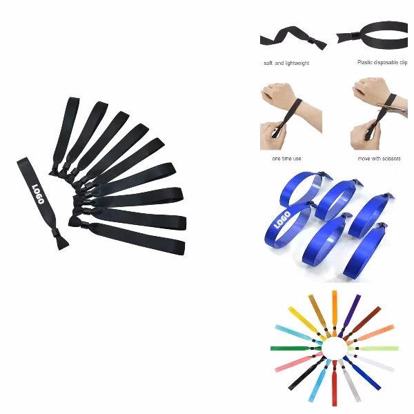 Disposable Ribbon Wristbands