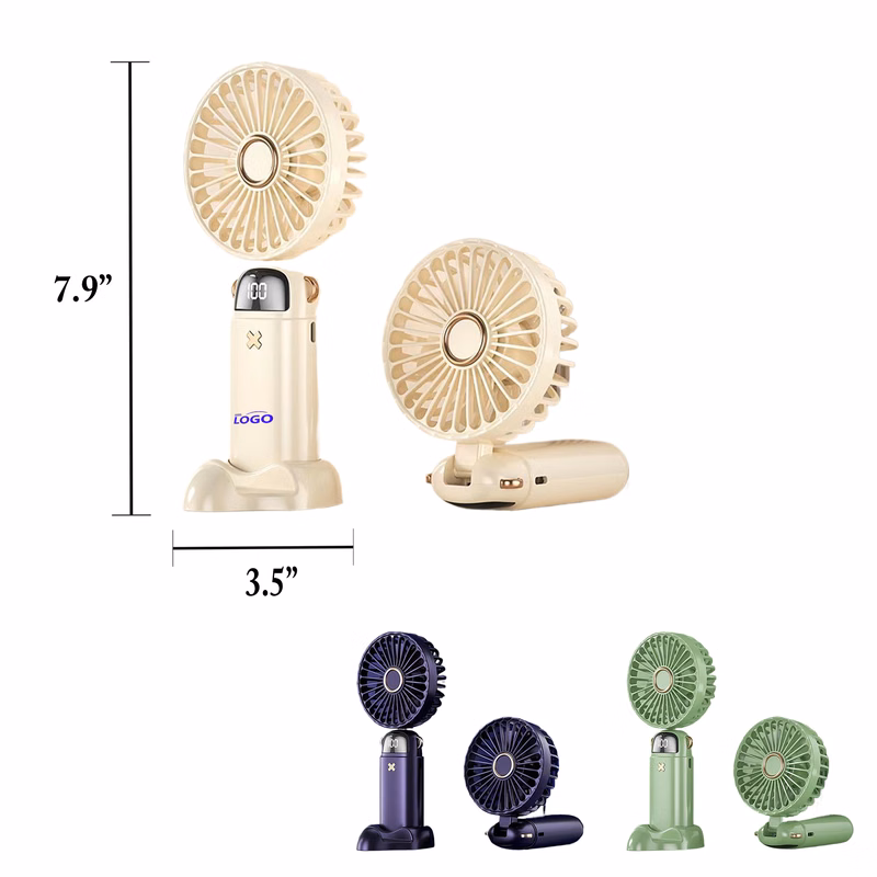 Portable USB Folding Fan With Silent Base