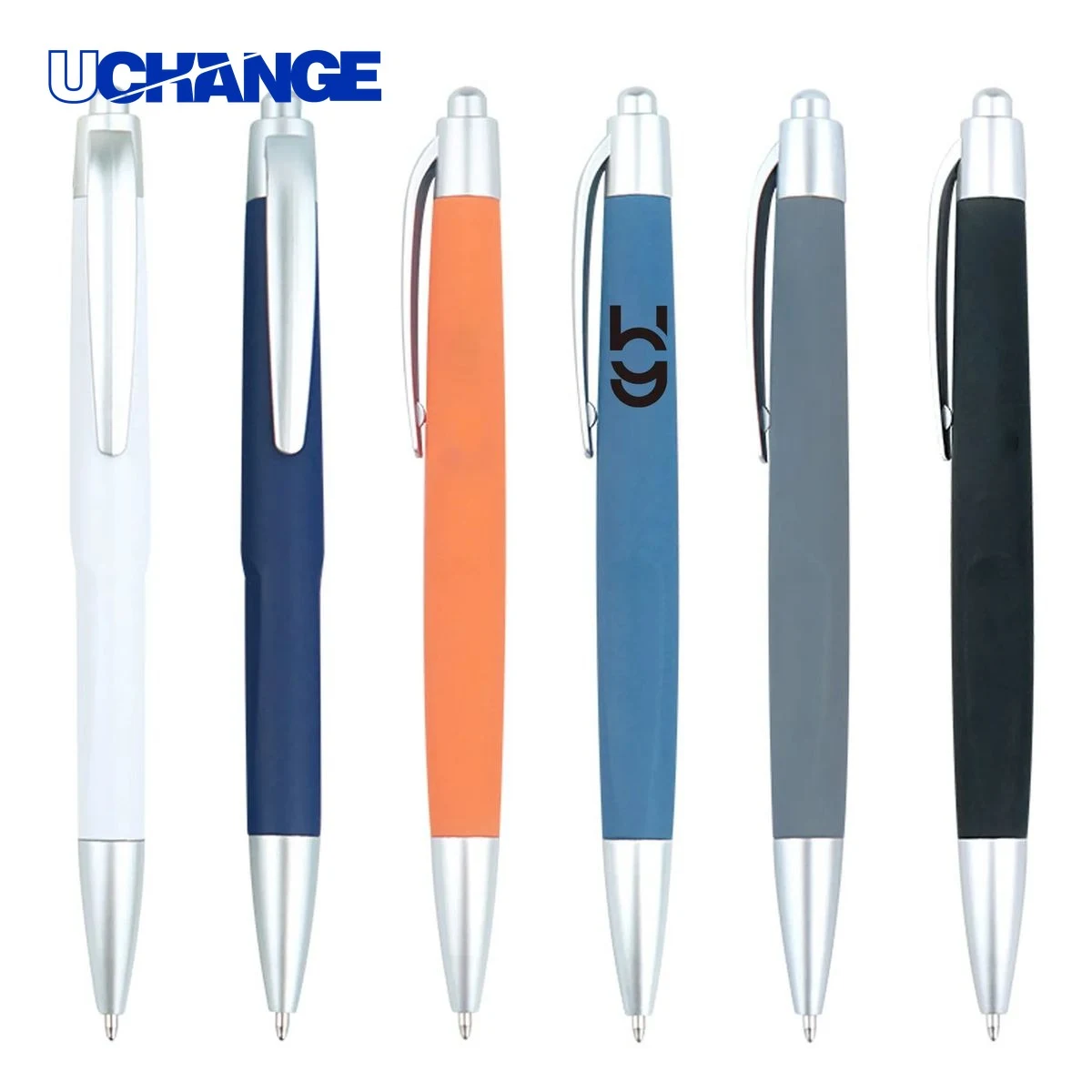 Customized Logo Plastic Ballpoint Pen for Branding, custom pen with logo imprint 1