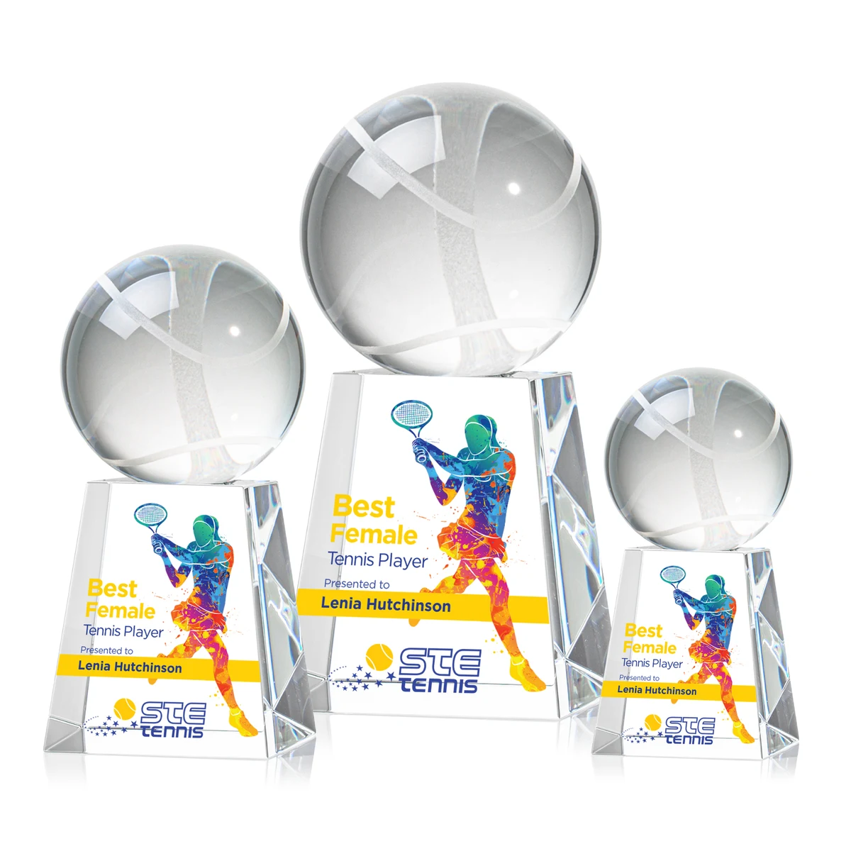 Tennis Ball VividPrint™ Award on Celestina 1