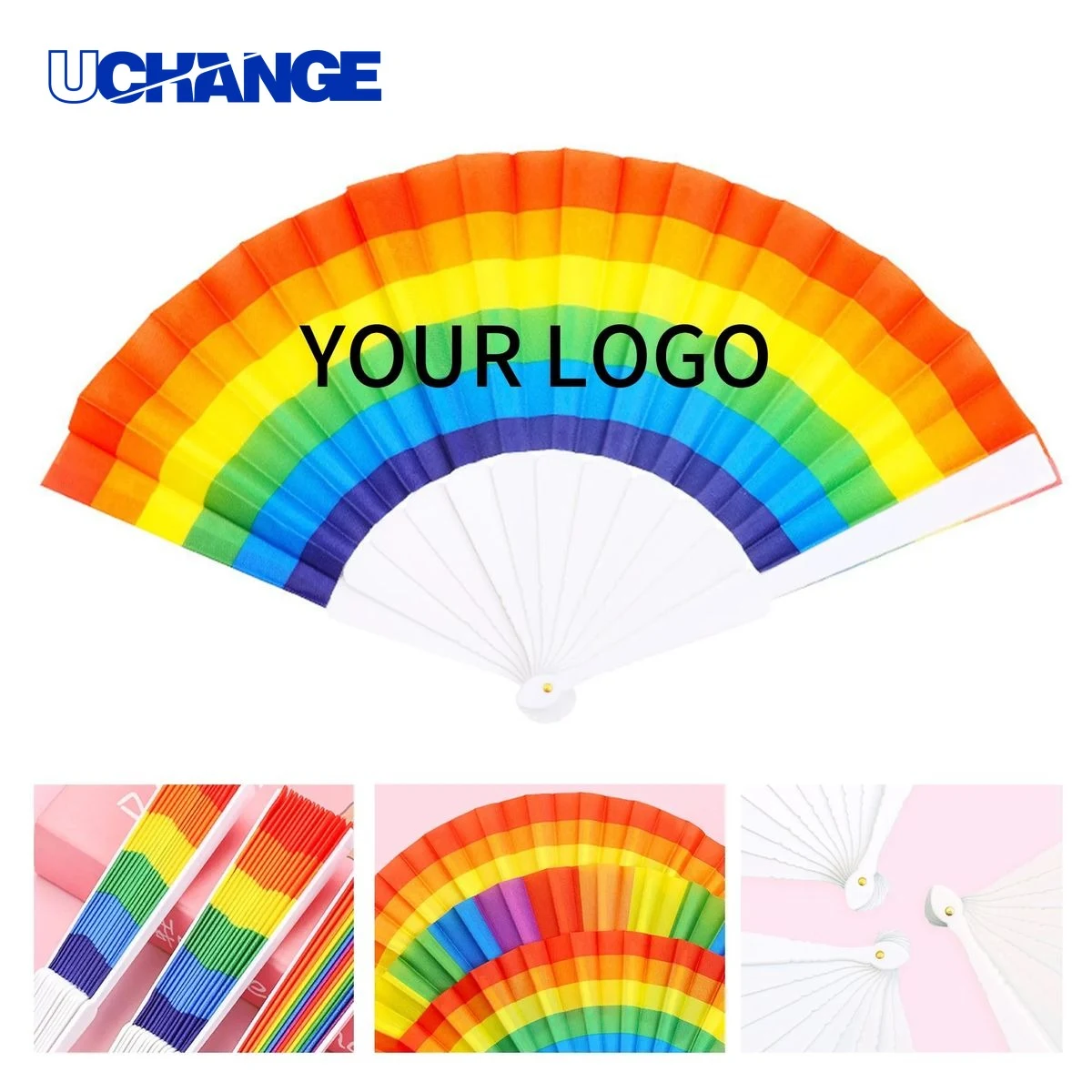 Rainbow Handheld Fan 1
