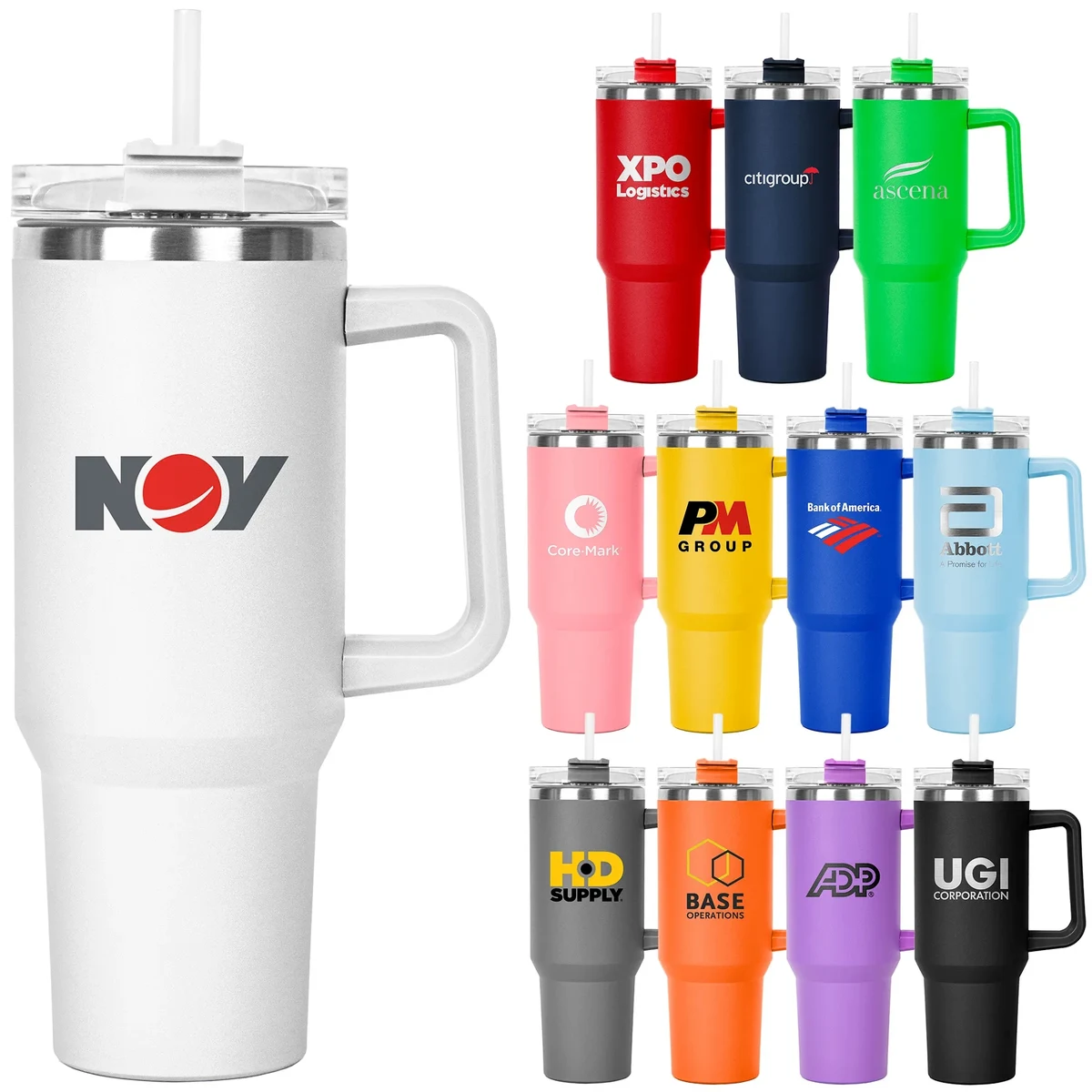 The Hippo Mug & Straw Lid with Twist Closure - 40 oz 1