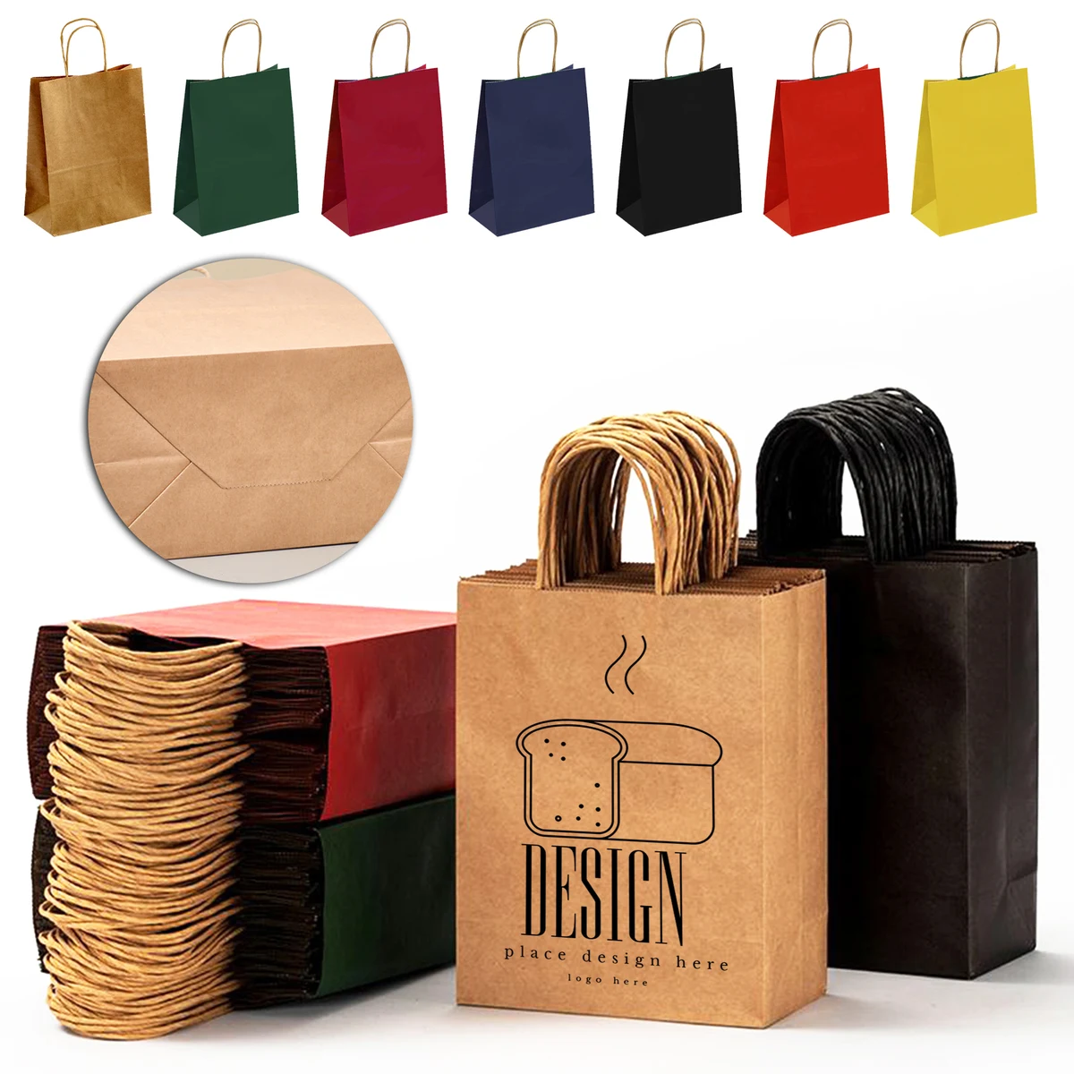 Eco Kraft Paper Bags Customizable 1