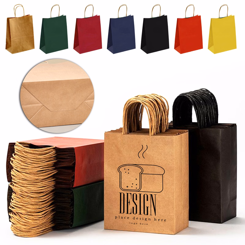 Eco Kraft Paper Bags Customizable