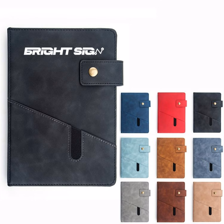 A5 Lined Leather Journal Notebook