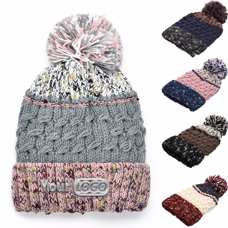 Colorblock Knitted Beanie