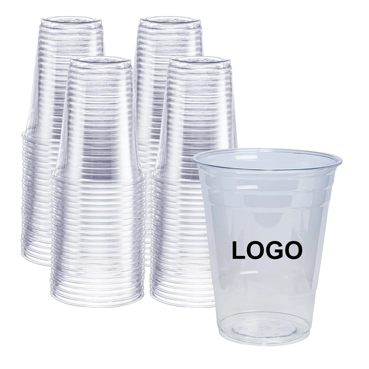 PET Plastic Coffee Cup 16 OZ 1