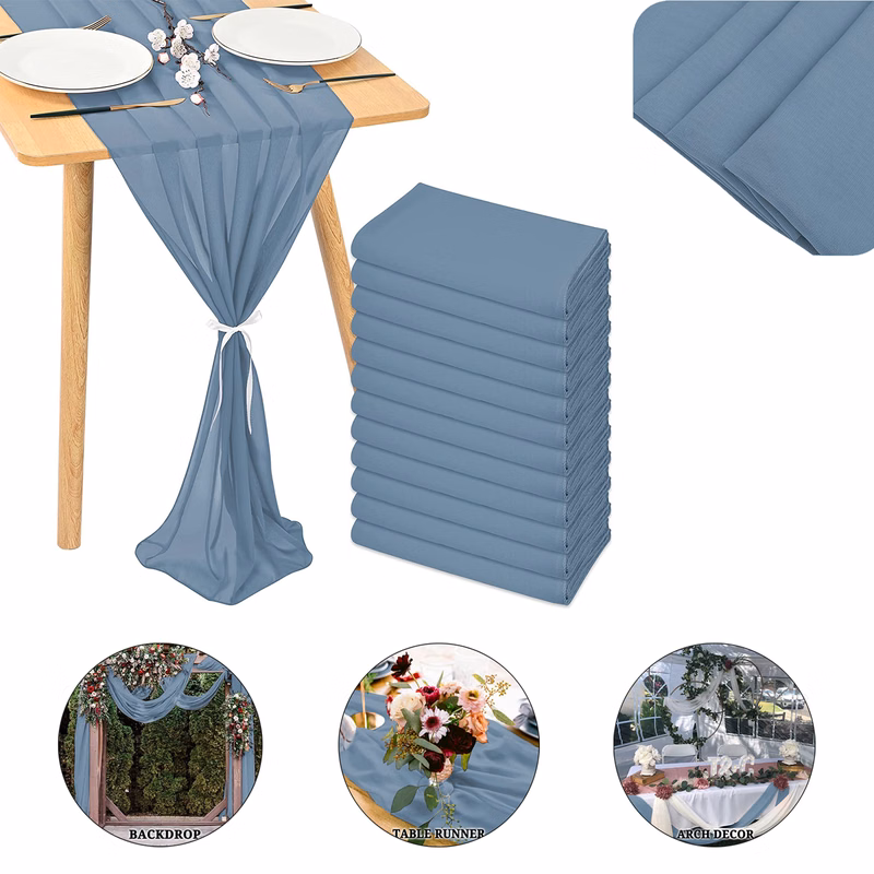 Sheer Table Runner Romantic Table Cloth