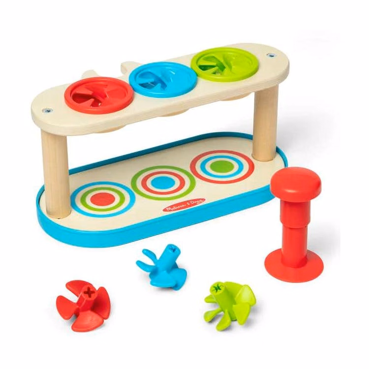 Match & Push Spinning Top Toys