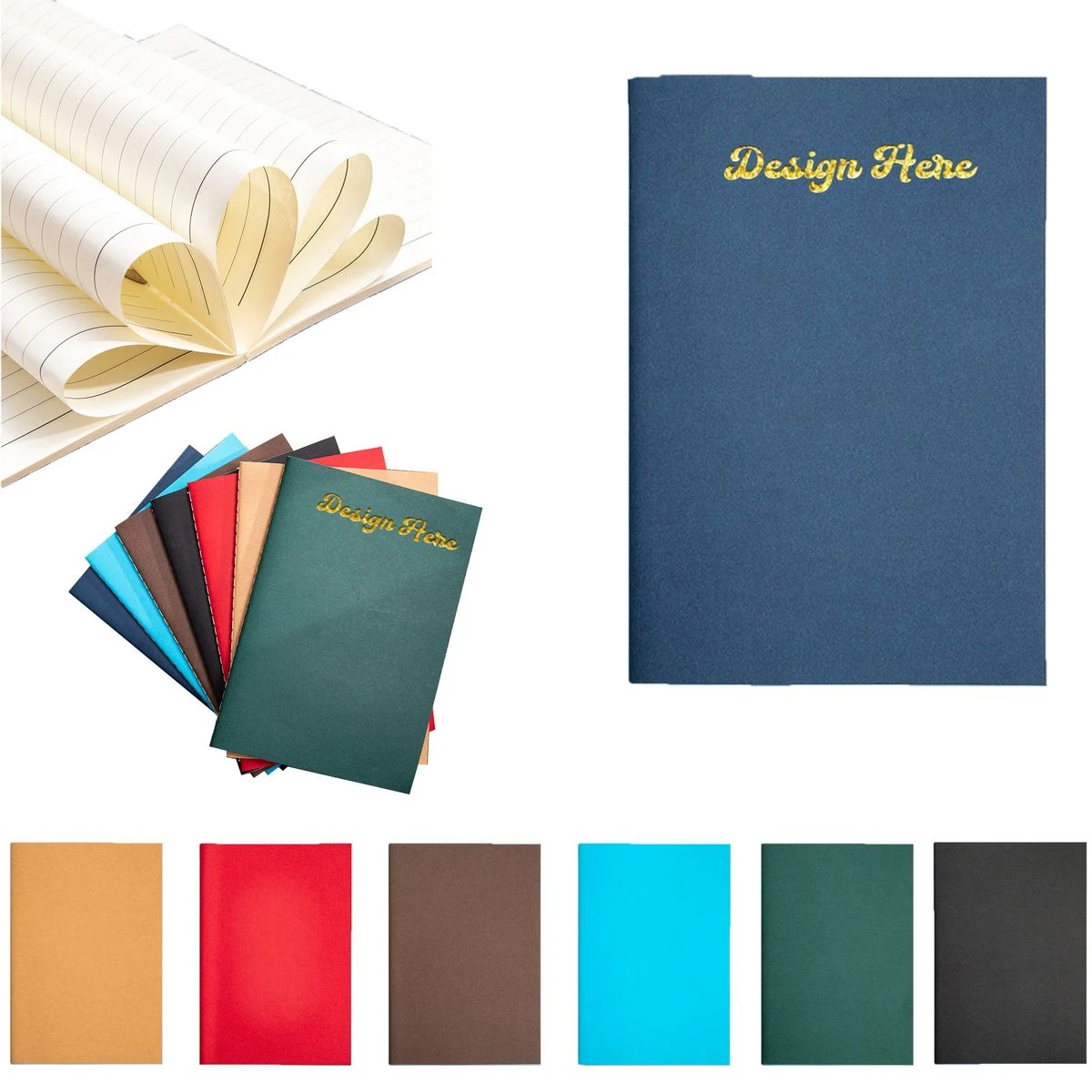 Eco-Friendly Kraft Softcover Notebook for Office and Study 1