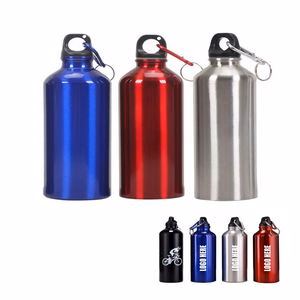 14oz Aluminum Sports Bottle With Key Ring for Travel