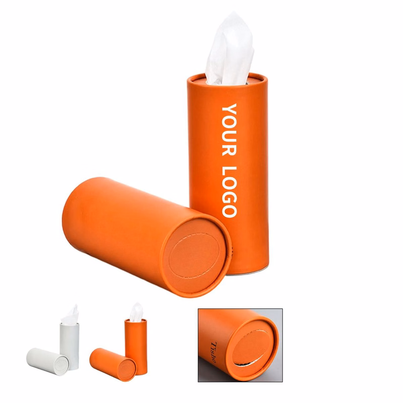 Compact Car Tissue Holder with Round Design