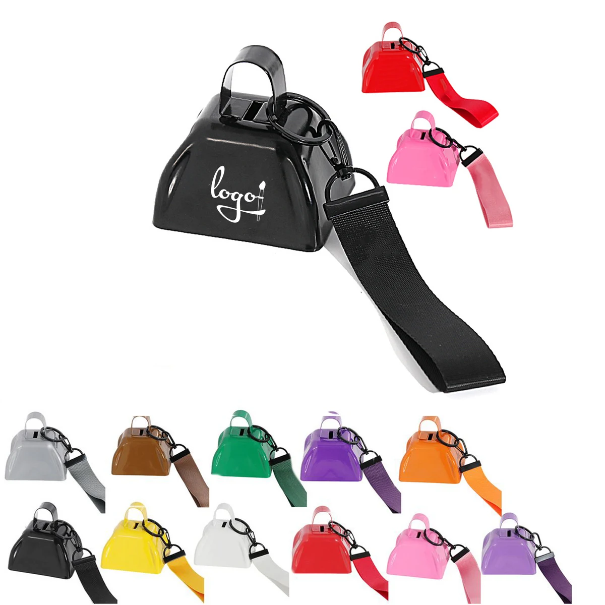 Handheld Metal Cow Bell 1