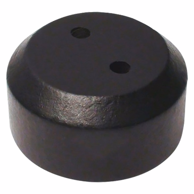 2 Hole Black Wood Flag Base