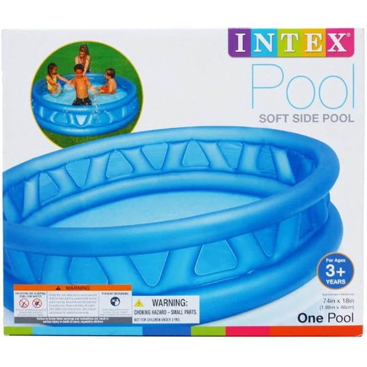 Intex Soft Side Kiddie Pools 74" x 18" 1