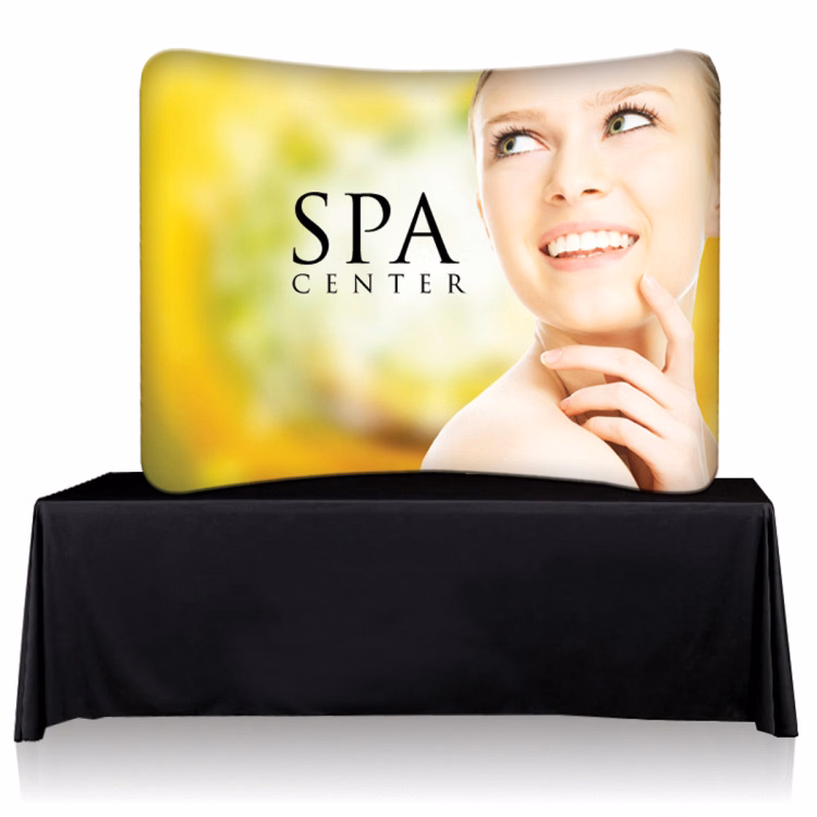 Easy Tube Curved Tabletop 8 ft. Double Sided