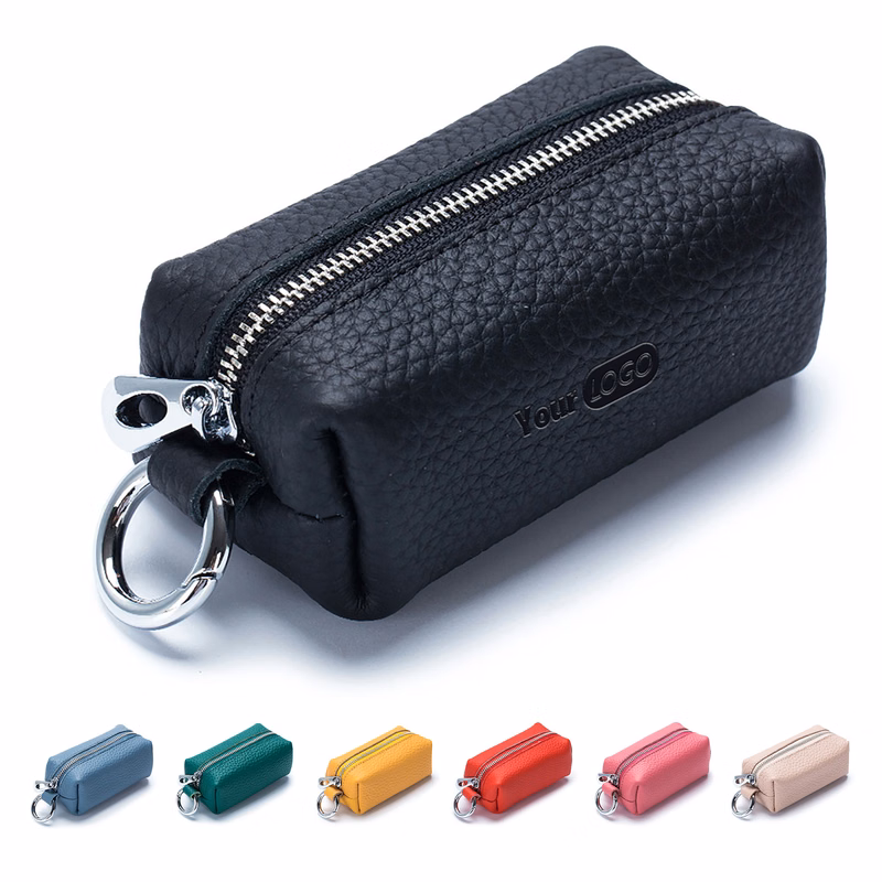 Leather Handheld Key Bag