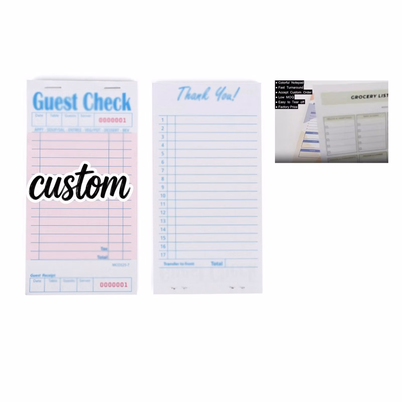 Guest Check Pads
