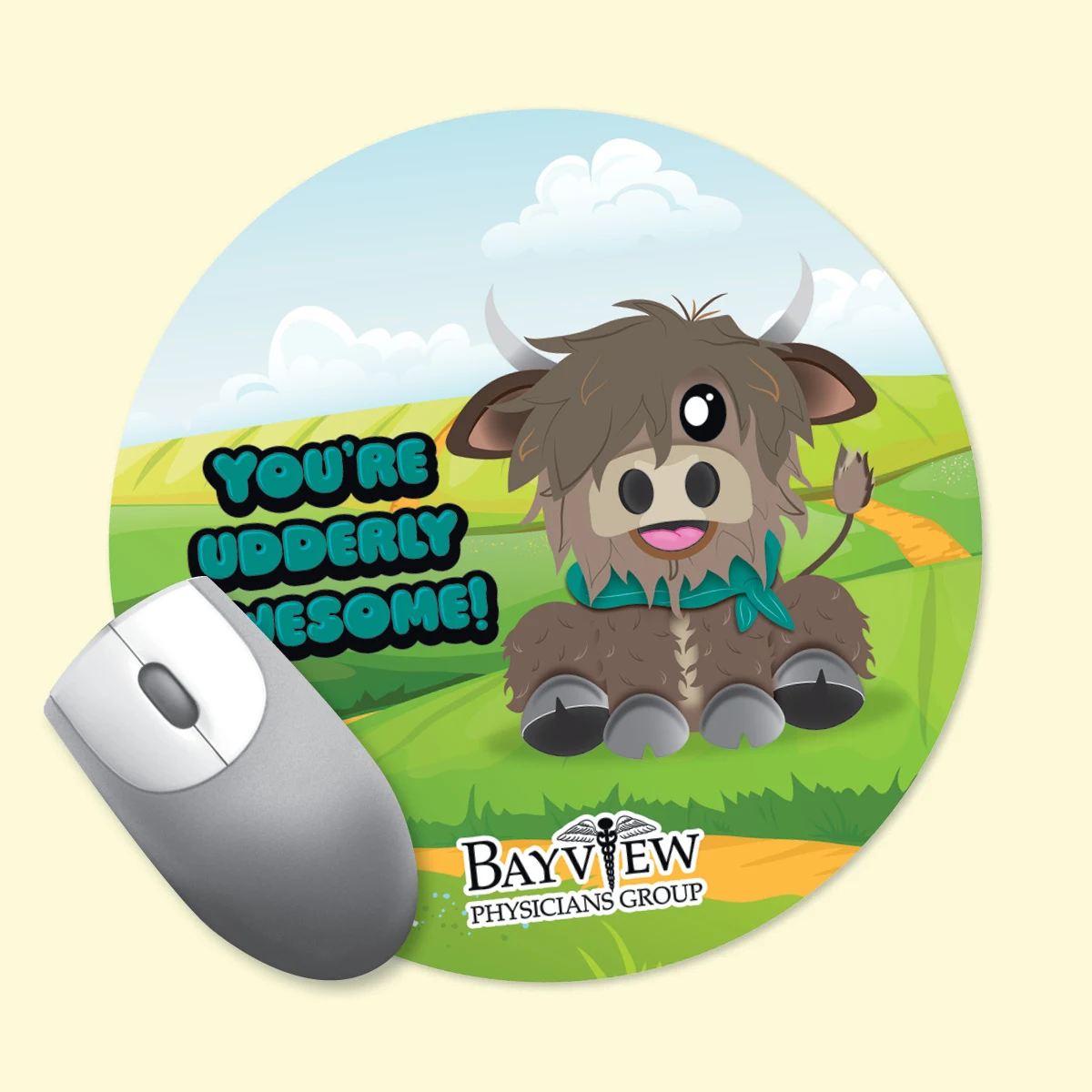 Origin'L Fabric 8" Round x1/4" MousePad 1