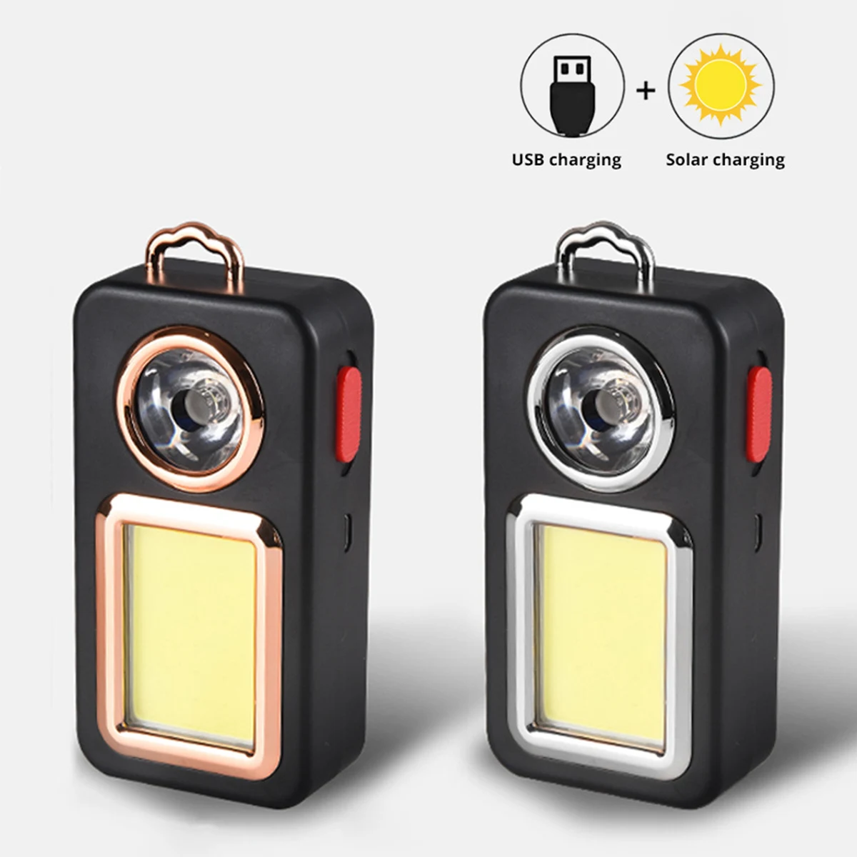 Powerful Rechargeable Solar Powered COB LED Light 1