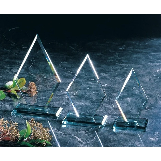 Designer Crystal Clipped Diamond Award 1