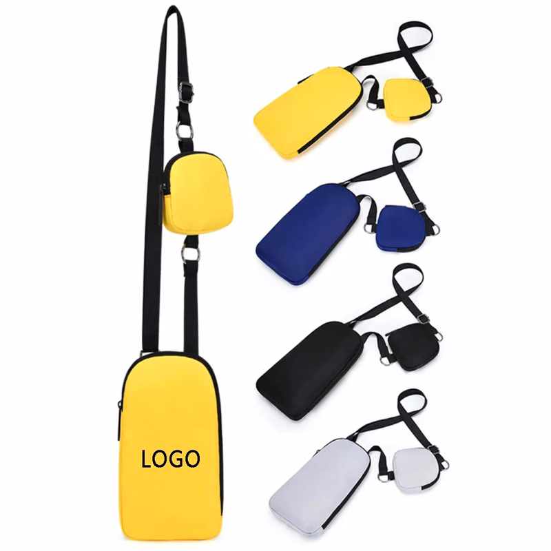 Unisex Crossbody Bag with Small Pouch