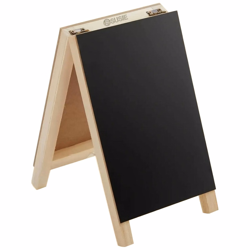 Foldable Double-Sided Chalkboard Stand