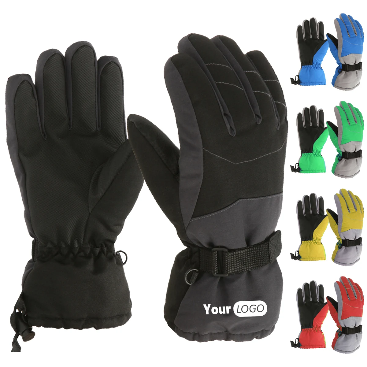 Polyester Versatile And Durable Snow Gloves For Winter Sports 1