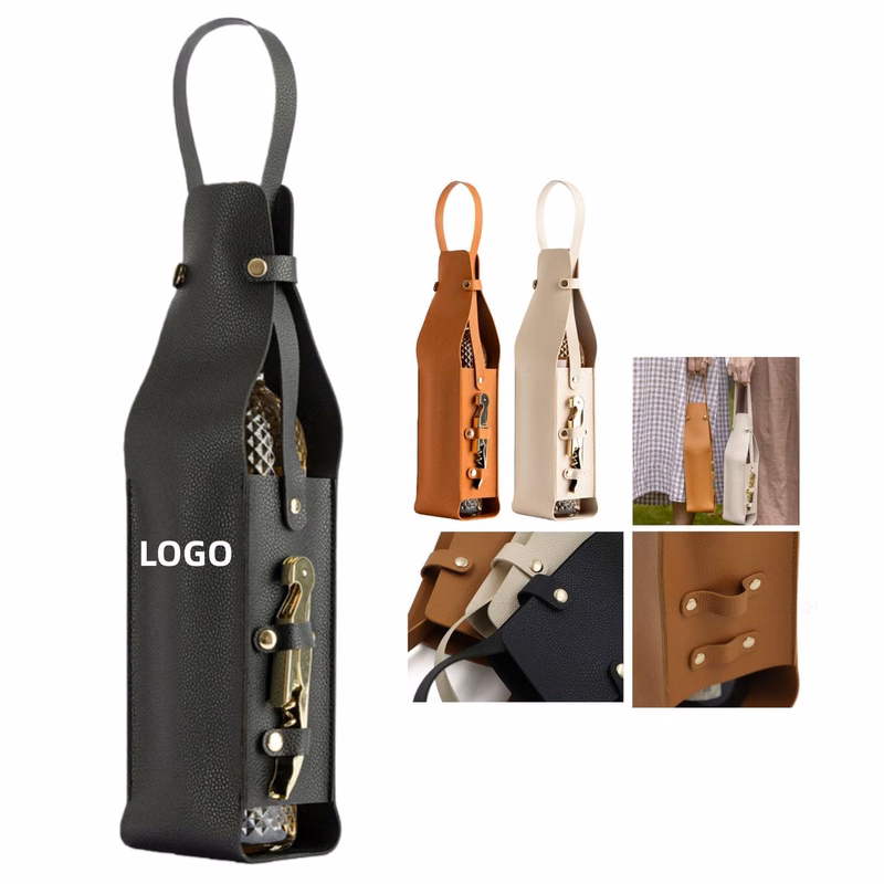 Eco-Friendly Snap Closure Wine Tote
