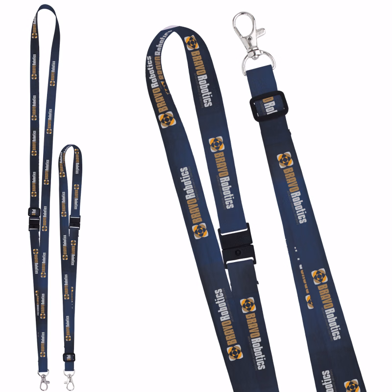 Universal Source® 5/8" Adjustable Polyester 4 Color Lanyard