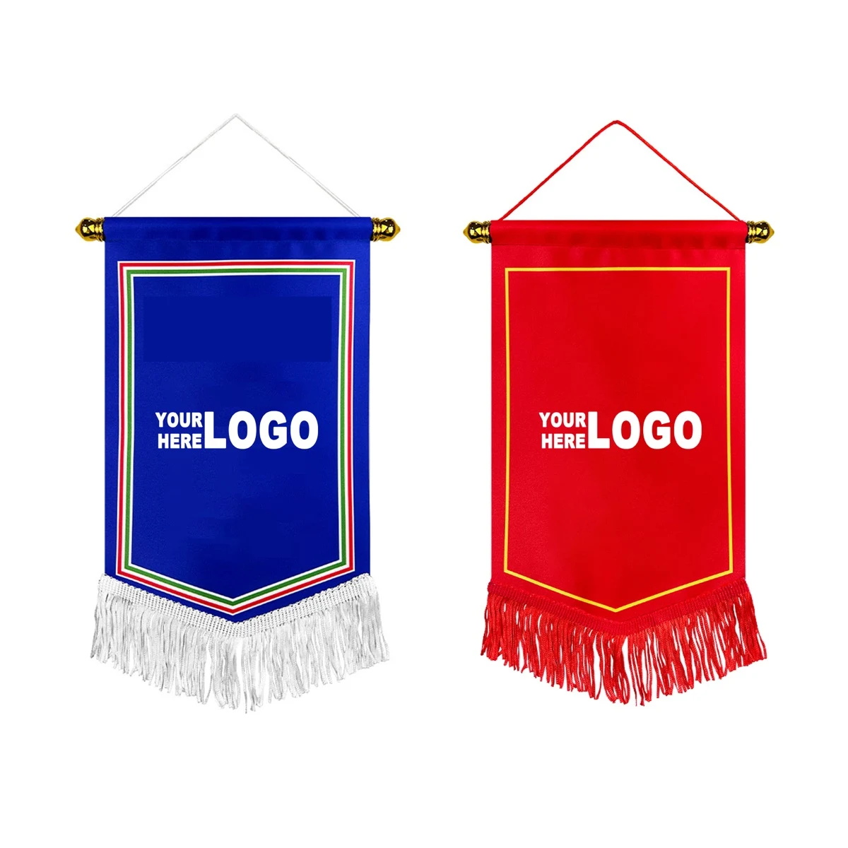 Custom Fringe Gift Banner with Rod 1