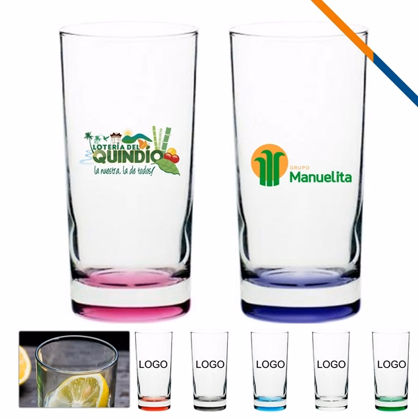 Custom 12.5 oz Tall Cylindrical Beverage Glass Sleek Design — Versatile Event Drinkware