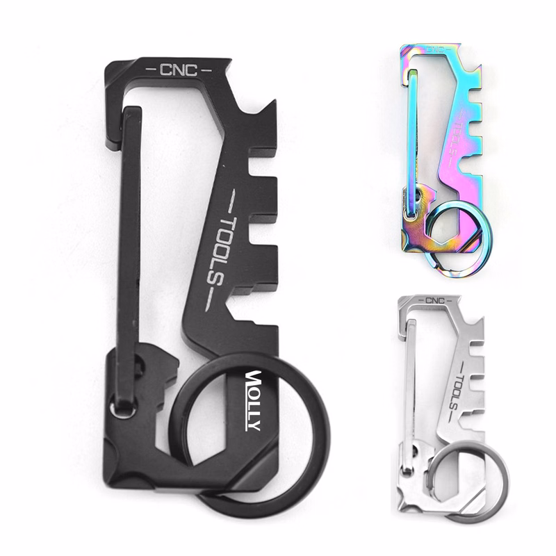 Multifunction Stainless Steel Keychain