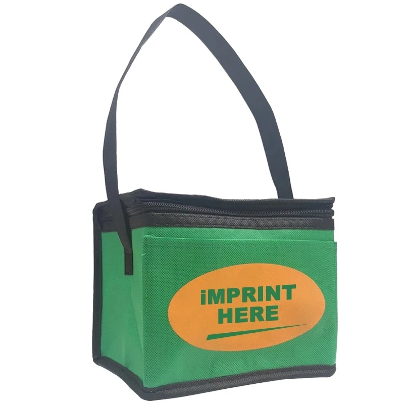 6 Pack Insulated Non-Woven Lunch Tote 1