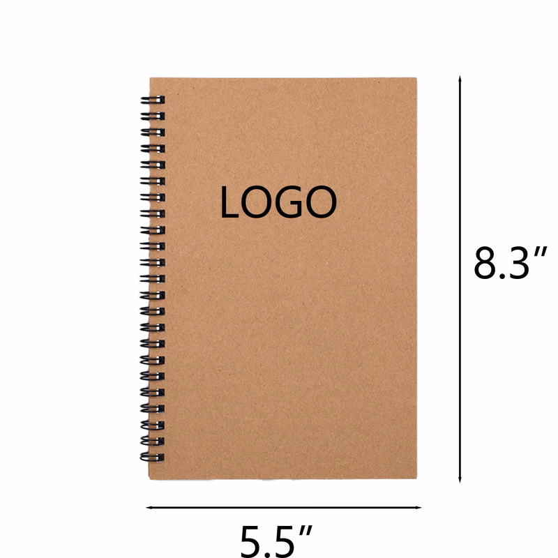 A5 Kraft Paper Coil Notebook