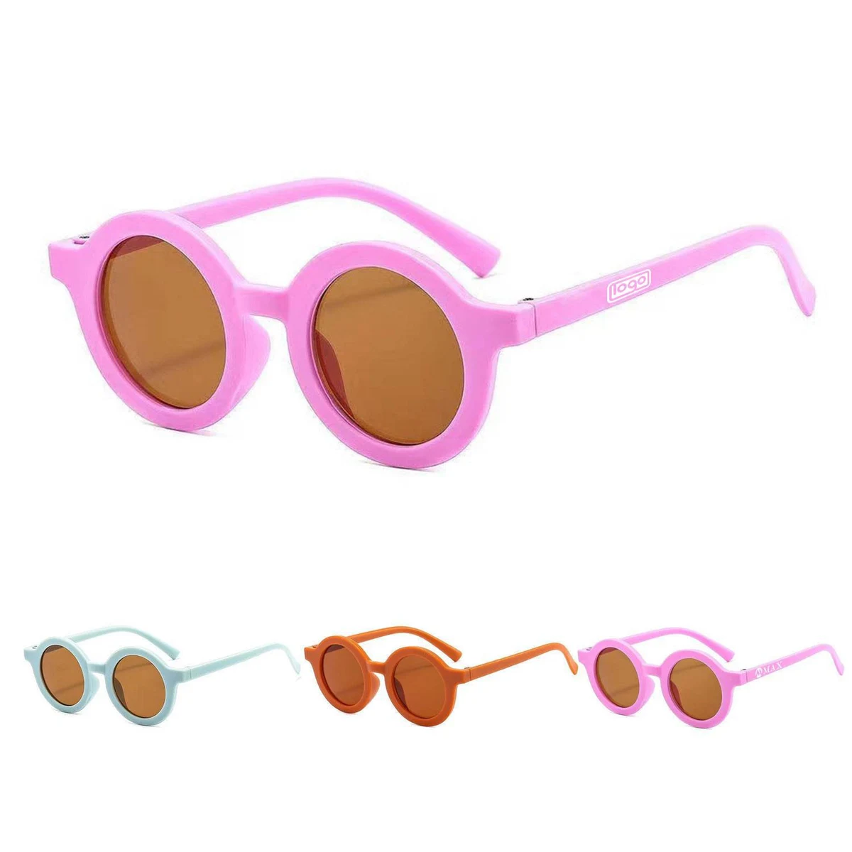 Retro Round Frame UV Protection Sunglasses for Kids 1