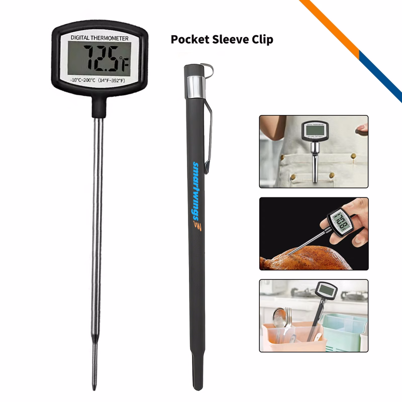 Talbot Pocket Sleeve Clip Digital Food Thermometer