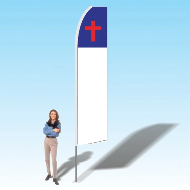 15FT Christian Advertising Banner Flag 1