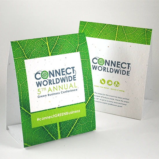 Seed Paper Tent Cards 1