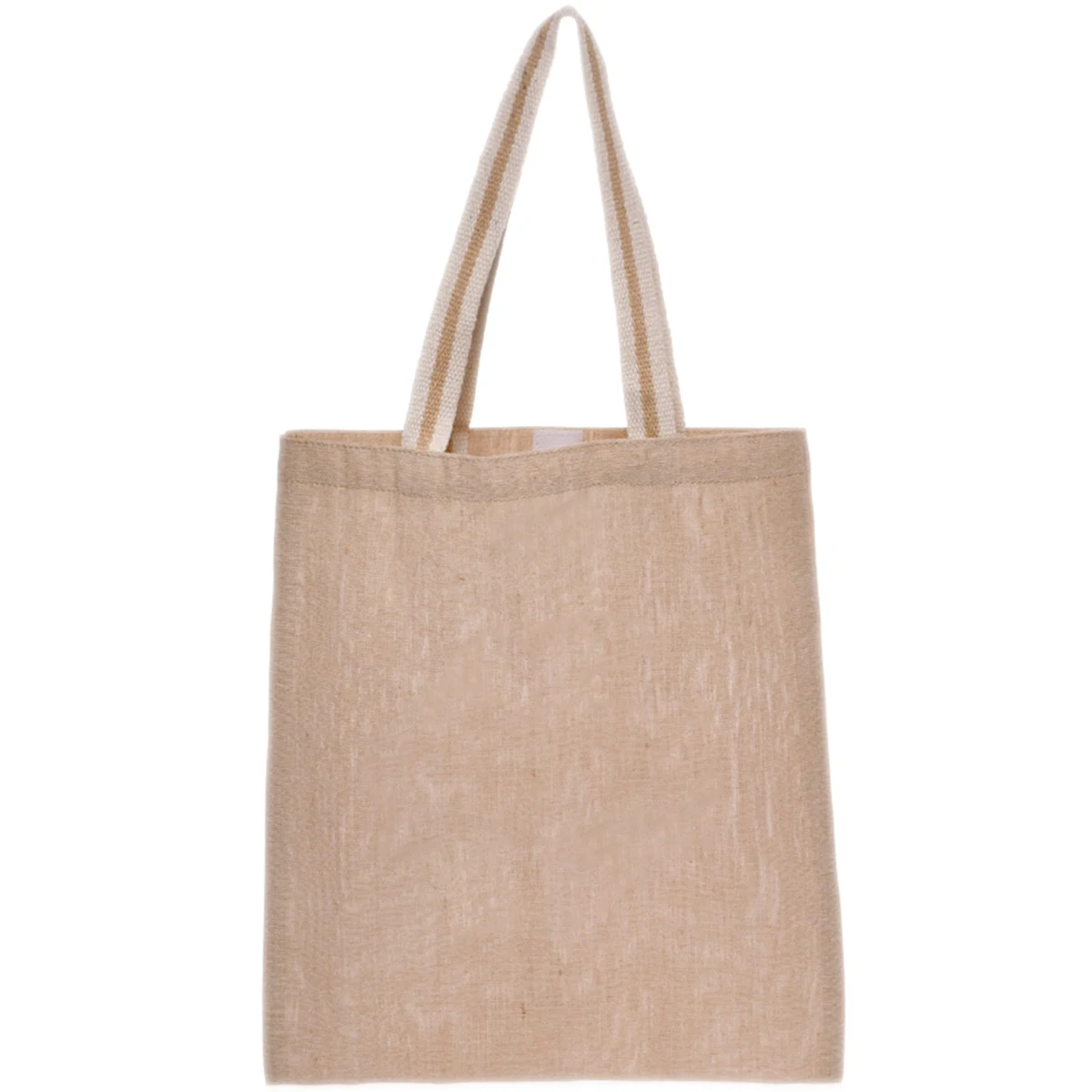 Eco Friendly Casual Jute Tote Bag, custom tote bag with logo imprint 1