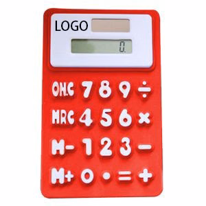 8 Digit Silicone Solar Powered Calculator