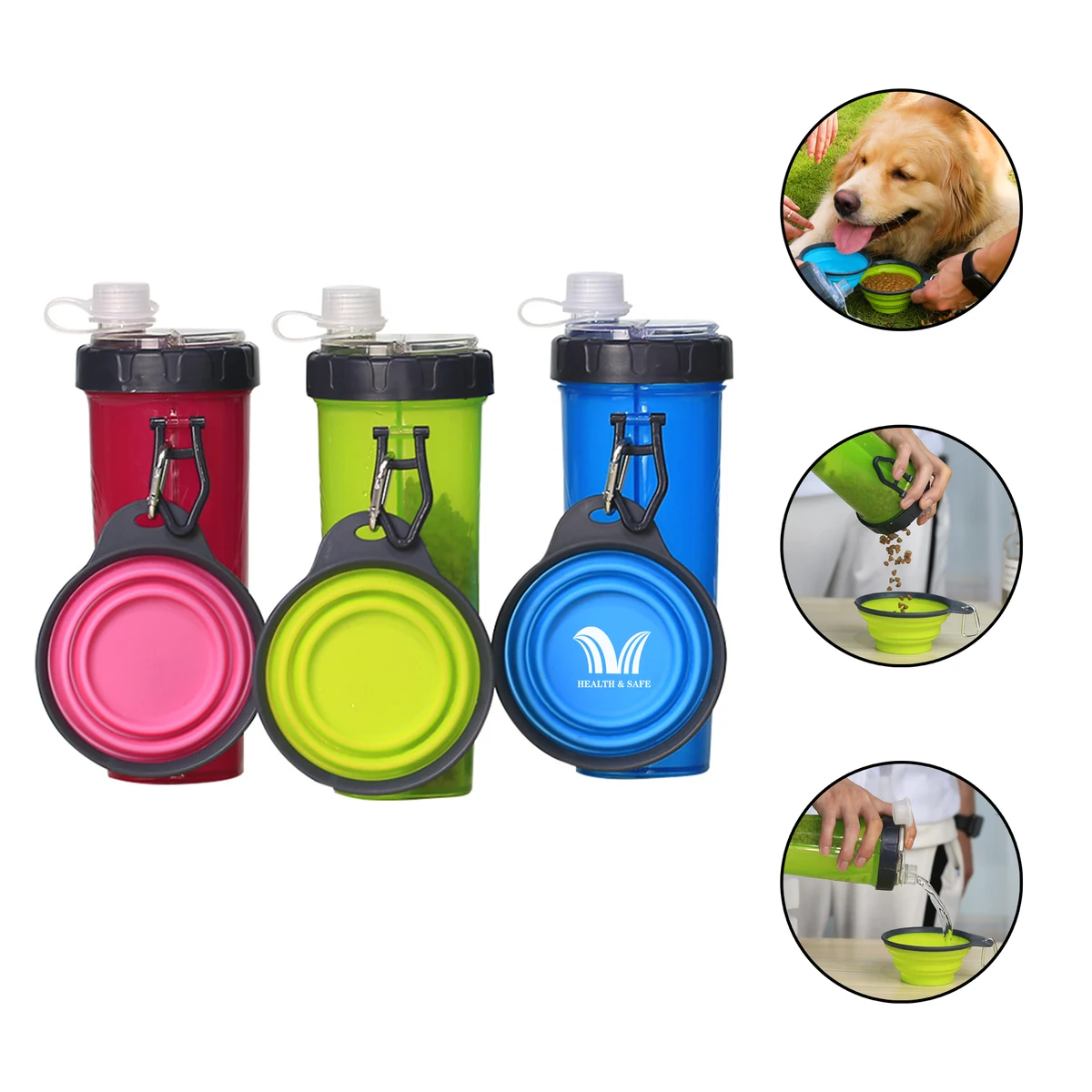 Doggy Bowl Collapsible Dog Canvas Bag Dispenser 1
