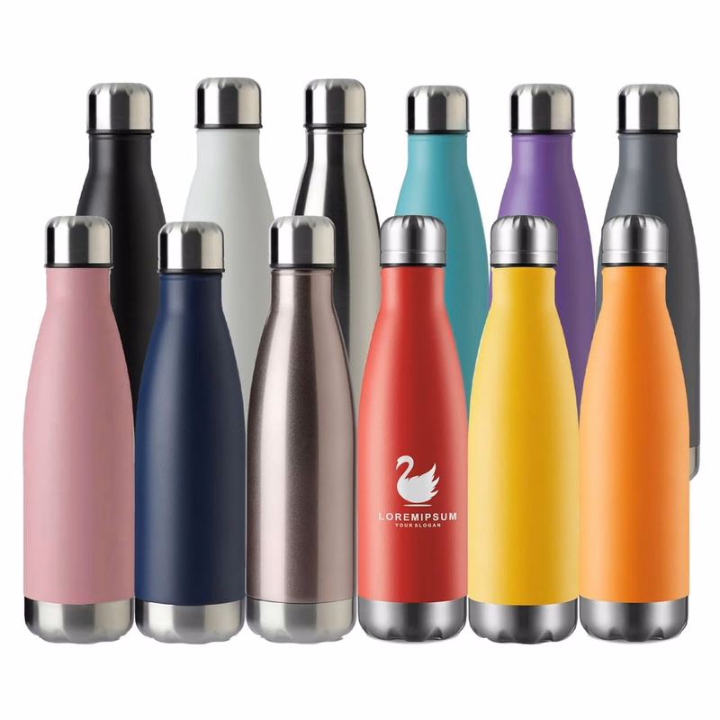 17oz Sport Water Bottle Vacuum Insulated Stainless Steel Sport Water Bottle Leak-Proof Double Wall