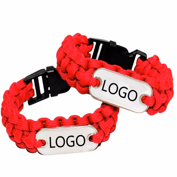 Survival Bracelet W/ Name Tags