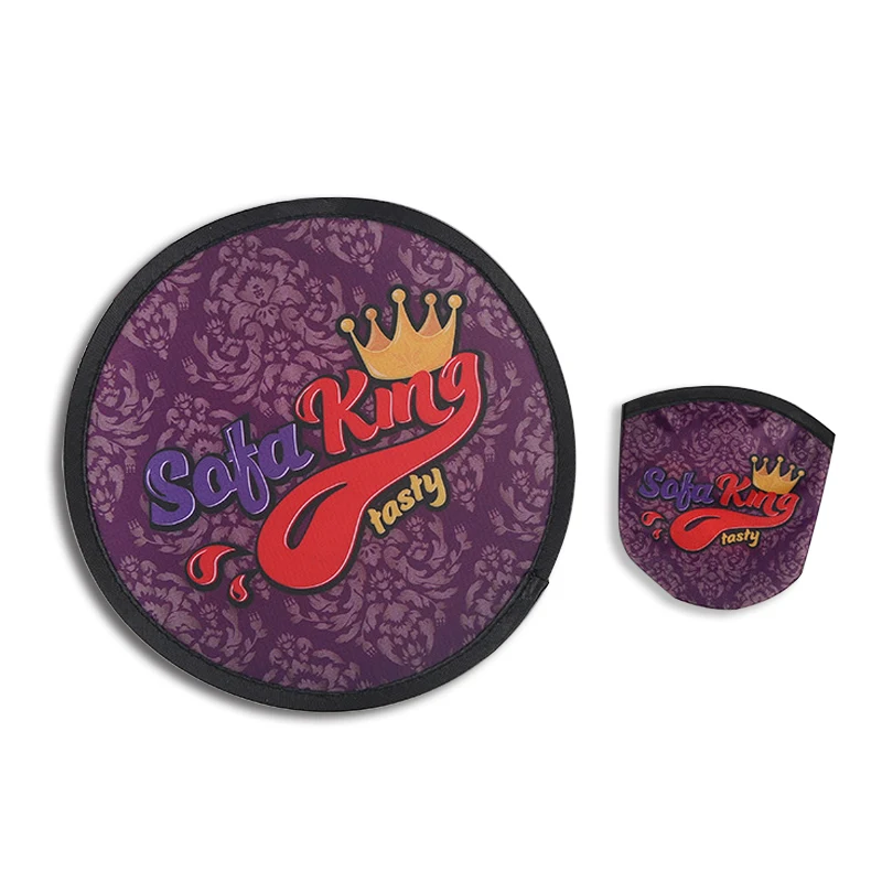 Fold Up Flying Disc w/Pouch 1